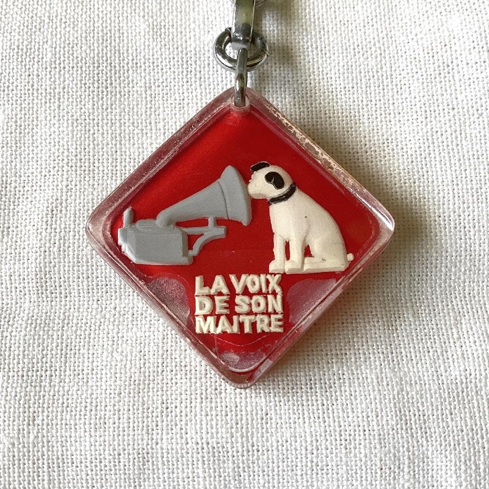 60年代フランスブルボンキーホルダー SECURITE SOLLAC いぬ60年代
