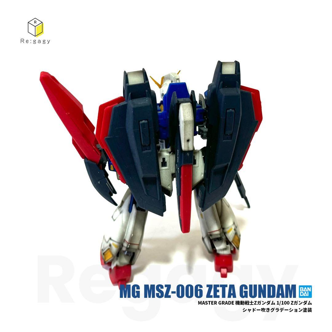 MG Zガンダム グラデーション塗装 1/100 プラモデル 完成品 バンダイ