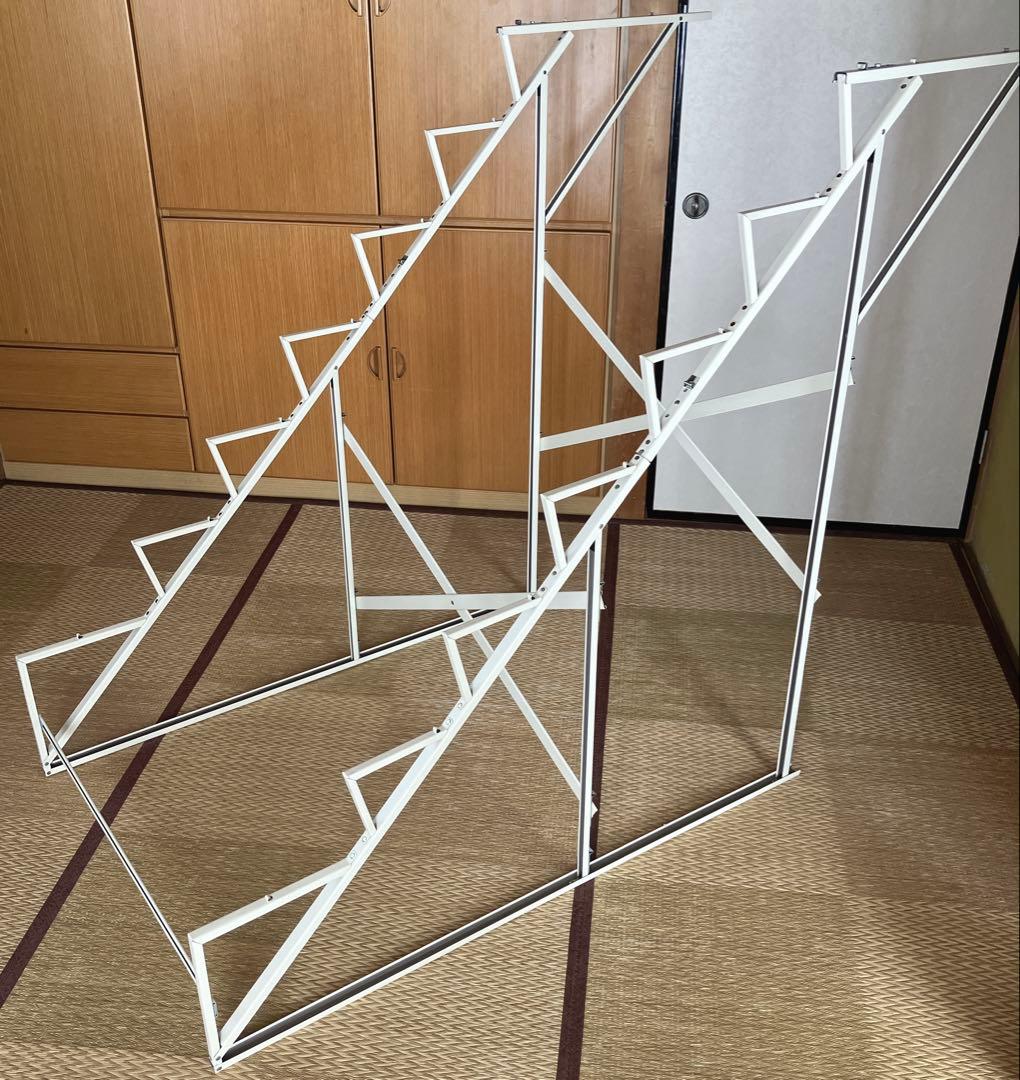 ②高級ひな壇 7段40号 木製黒塗り スチール【①②③同時購入限定