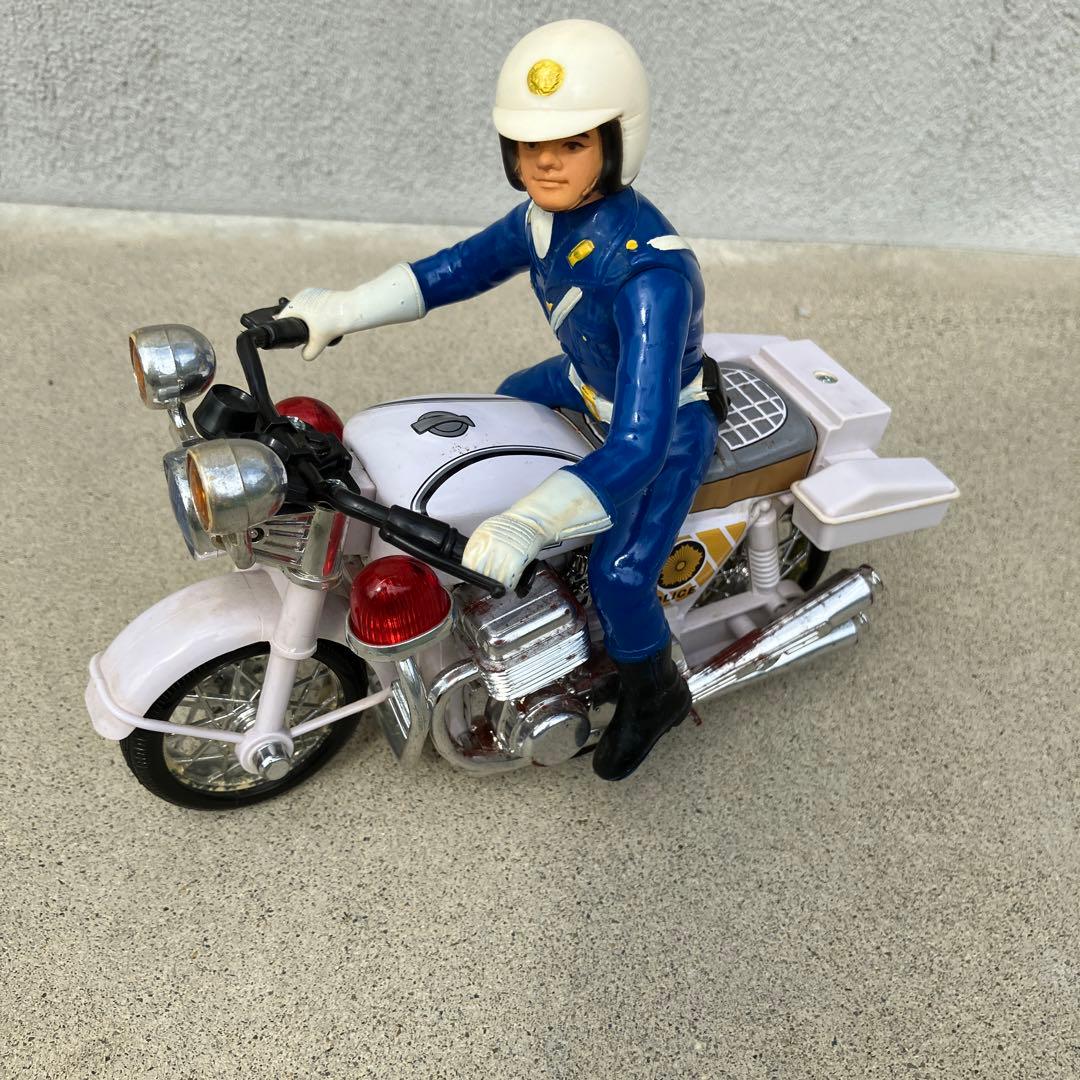 白バイ おもちゃ 昭和レトロ HONDA - メルカリ