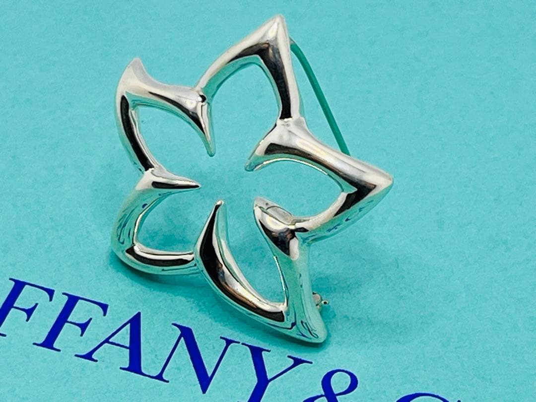 c217 美品　希少　1996 オールドティファニー　プルメリア　ブローチ TIFFANY&Co.（ティファニー） ブローチ ピンブローチ プルメリア