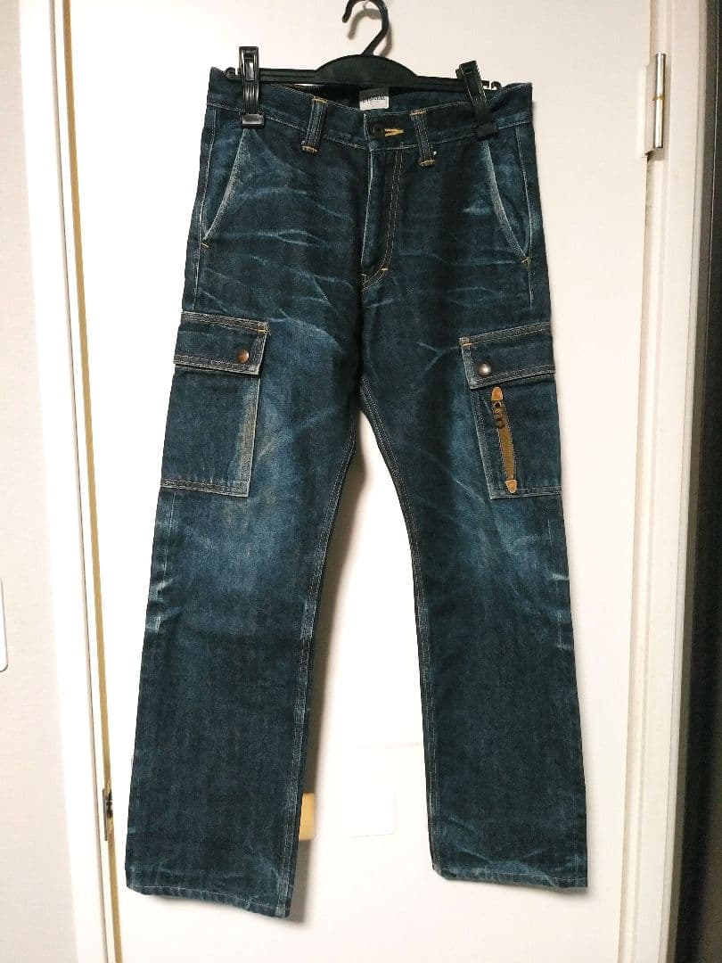 美品 30インチ 備中倉敷工房 ETERNAL 日本製 濃紺 カーゴペインター