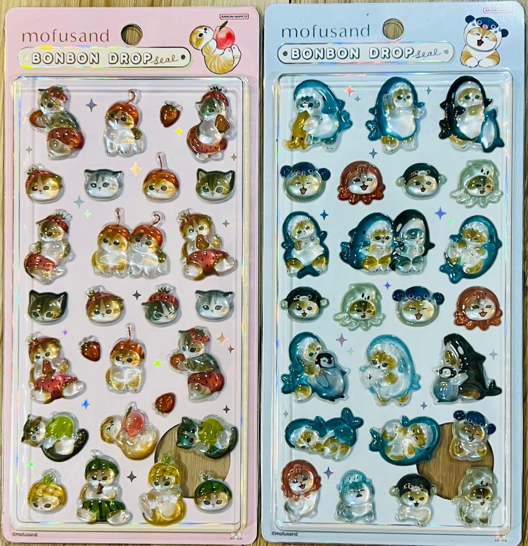 mofusand ボンボンドロップシール 2シートセット モフサンド - メルカリ