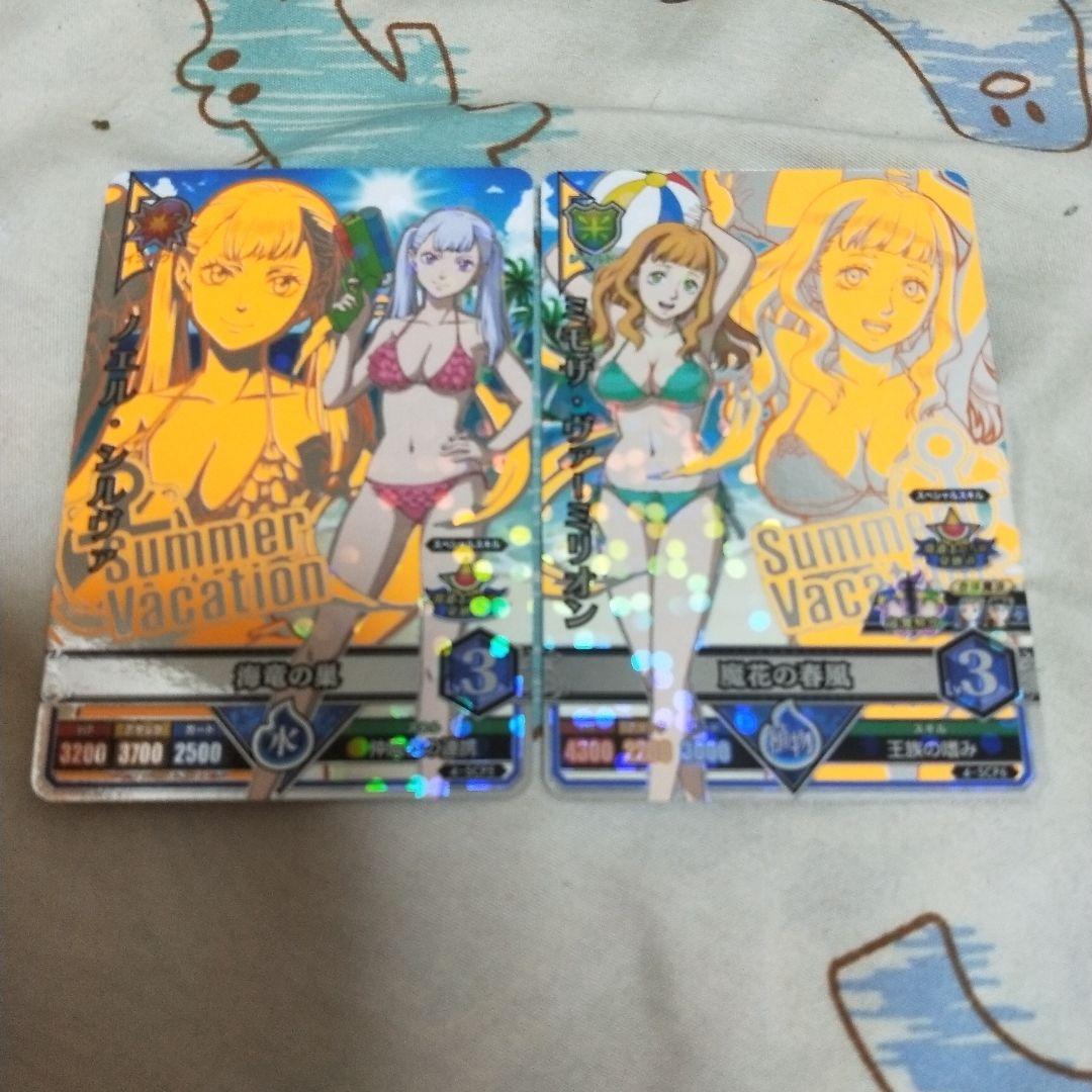 ブラッククローバー グリモワールバトル ノエル ミモザ 水着セット