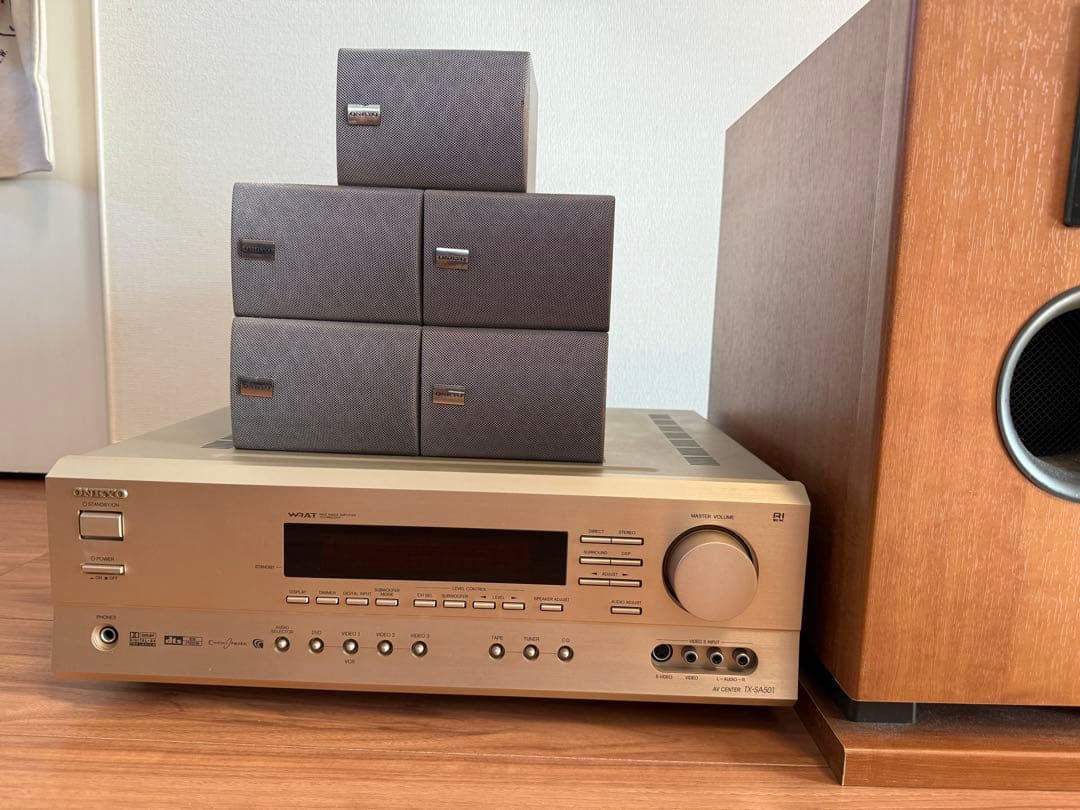 オンキョーホームシアター　5.1ch サラウンドシステム　tx-sa501