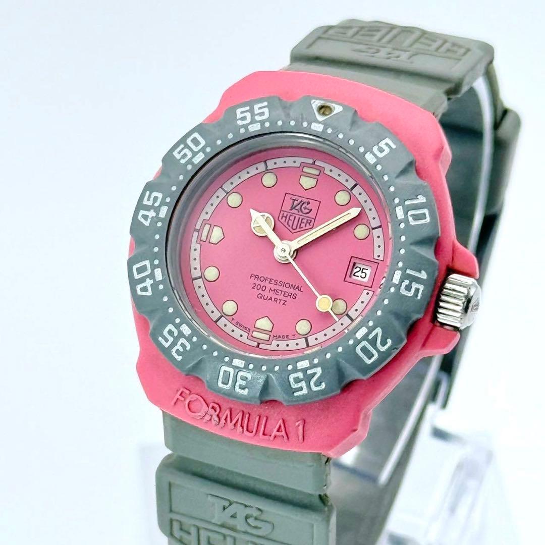 希少✨ タグホイヤー フォーミュラ1 ピンク 腕時計 360.508 クォーツ