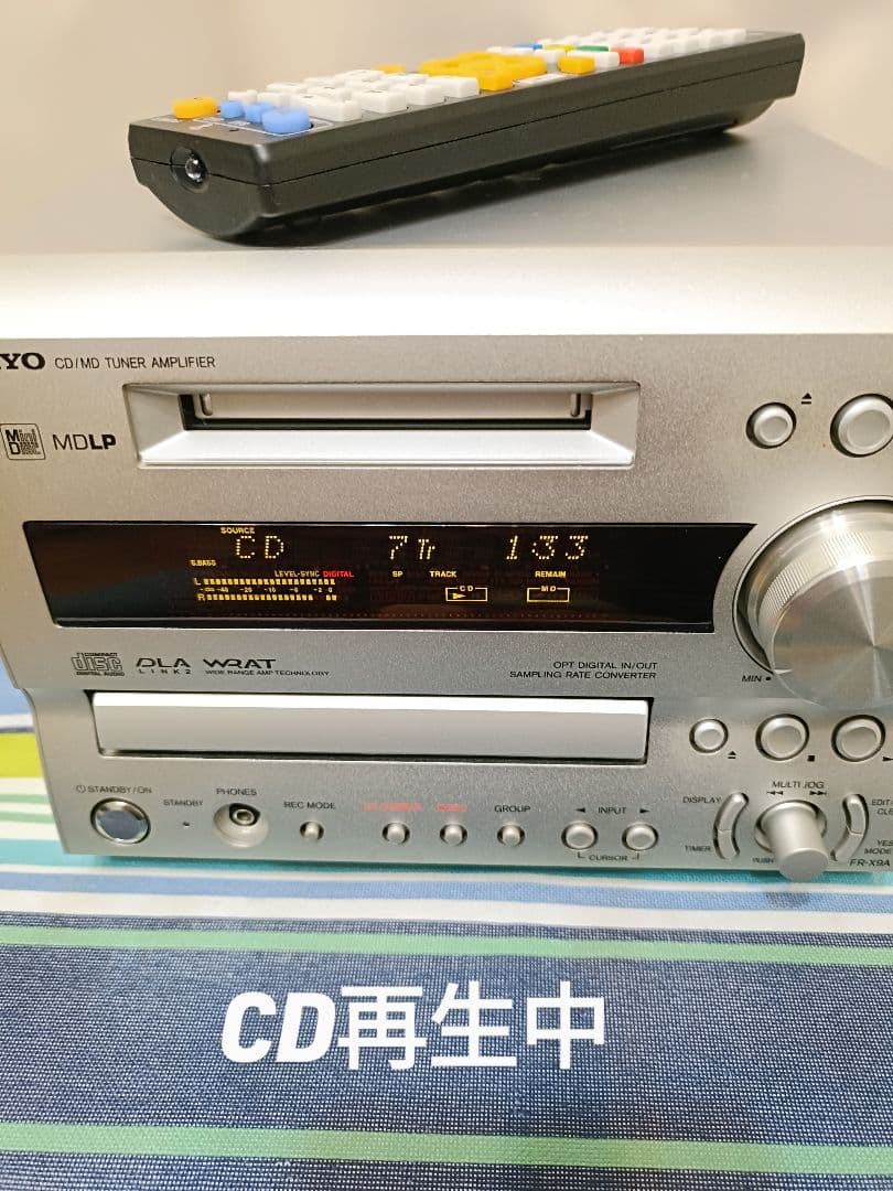 ONKYO FR-X9A CD/MD FM/AM 整備済完動品 リモコン付 美品 - メルカリ
