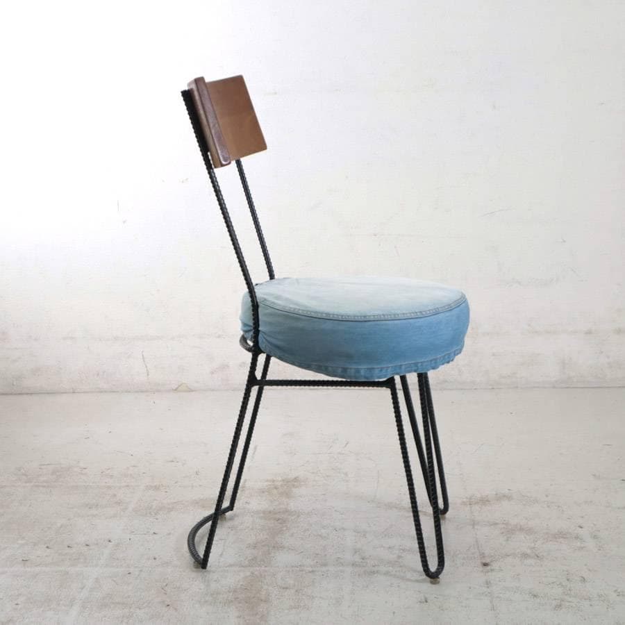 2の2 ディーボディ カンパーニャ ダイニングチェア デニムカバー付き