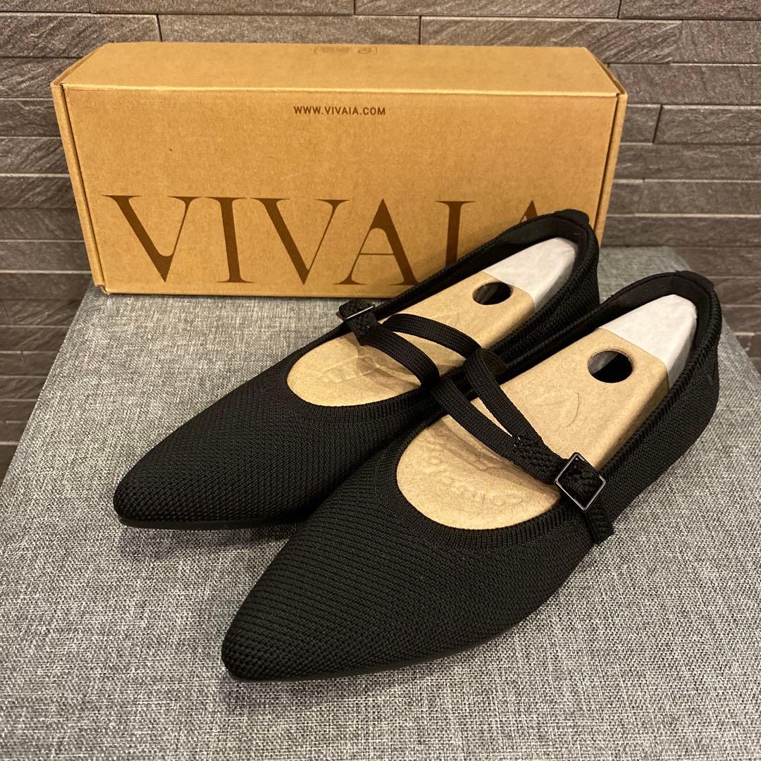 VIVAIA ポイントトゥ Vストラップ メリージェーン 23/US6 - メルカリ