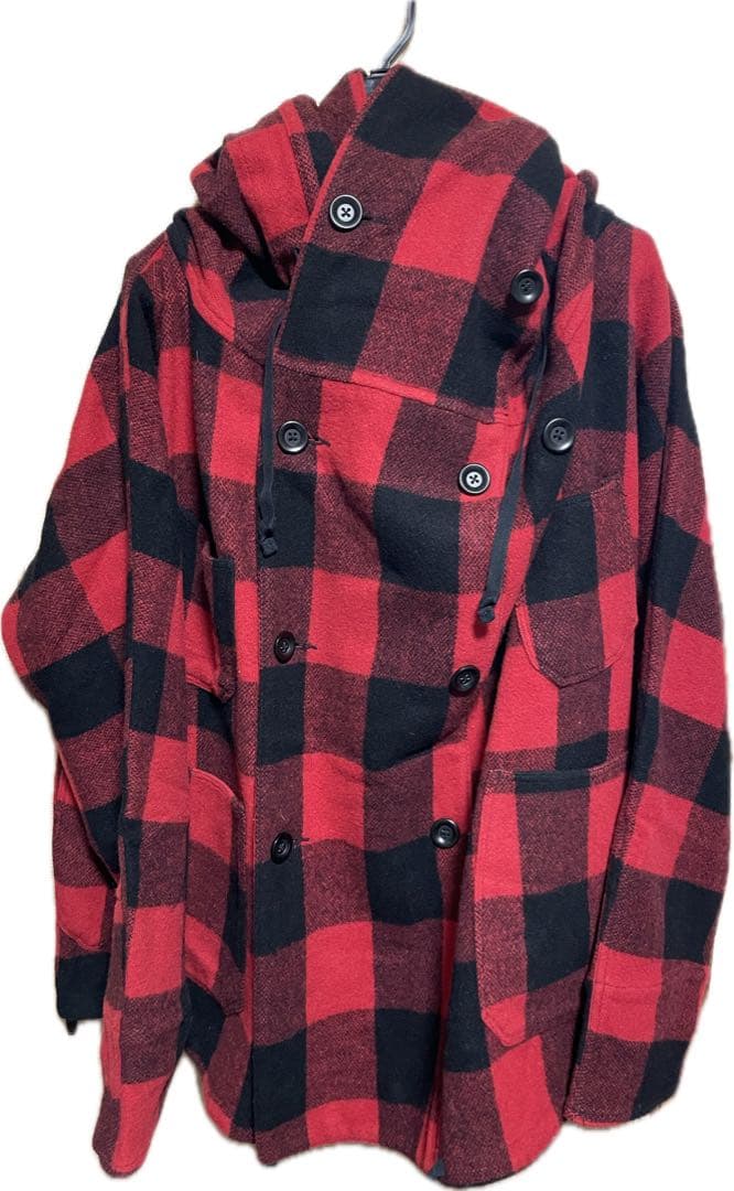 KAPITAL キャピタル ウールバッファローチェック リングコート サイズM KAPITAL キャピタル ウールバッファローチェック リングコート サイズM