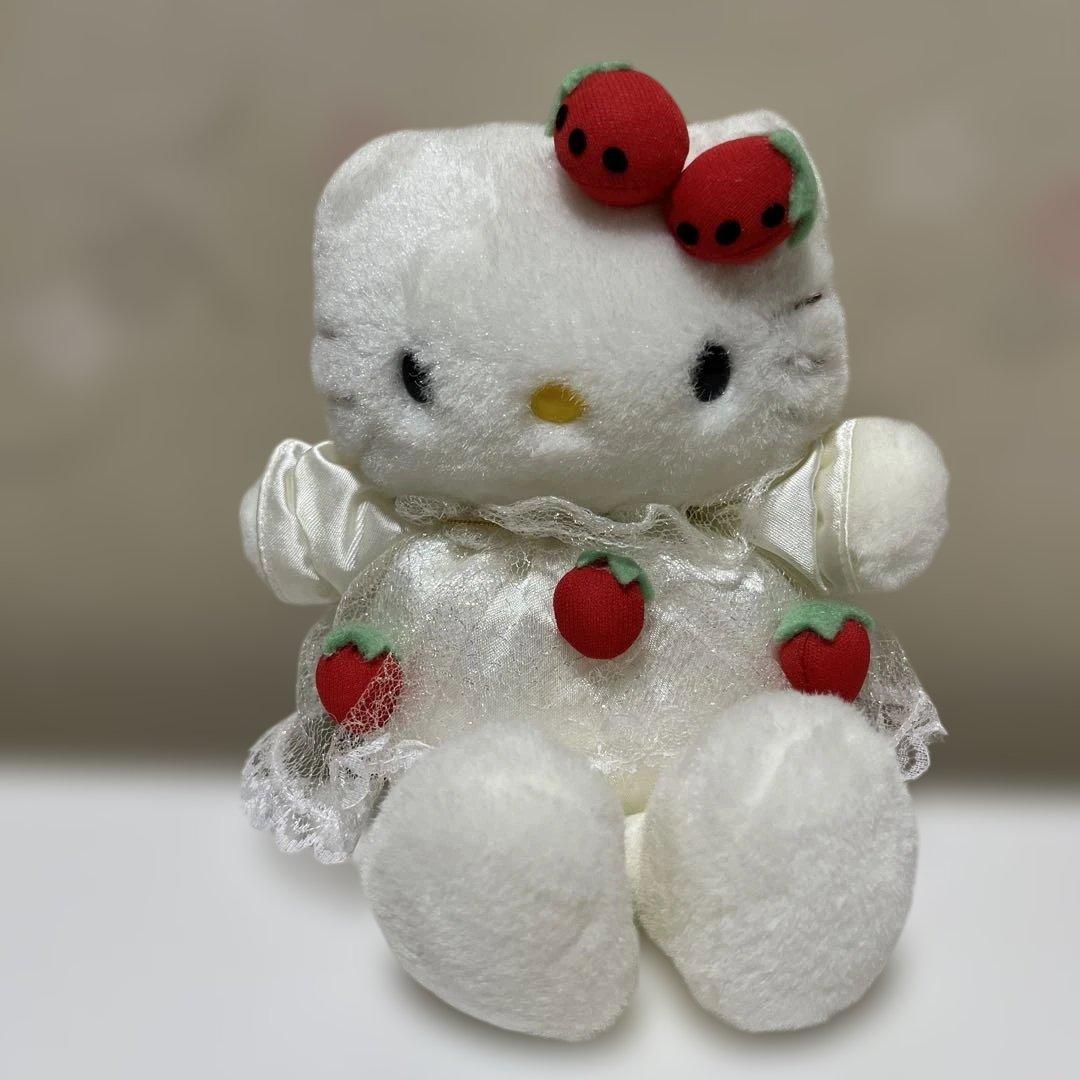 ハローキティ ドレスいちご サンリオ レア 1998年 未使用 ハローキティ展 いちごドレス 限定 - メルカリ