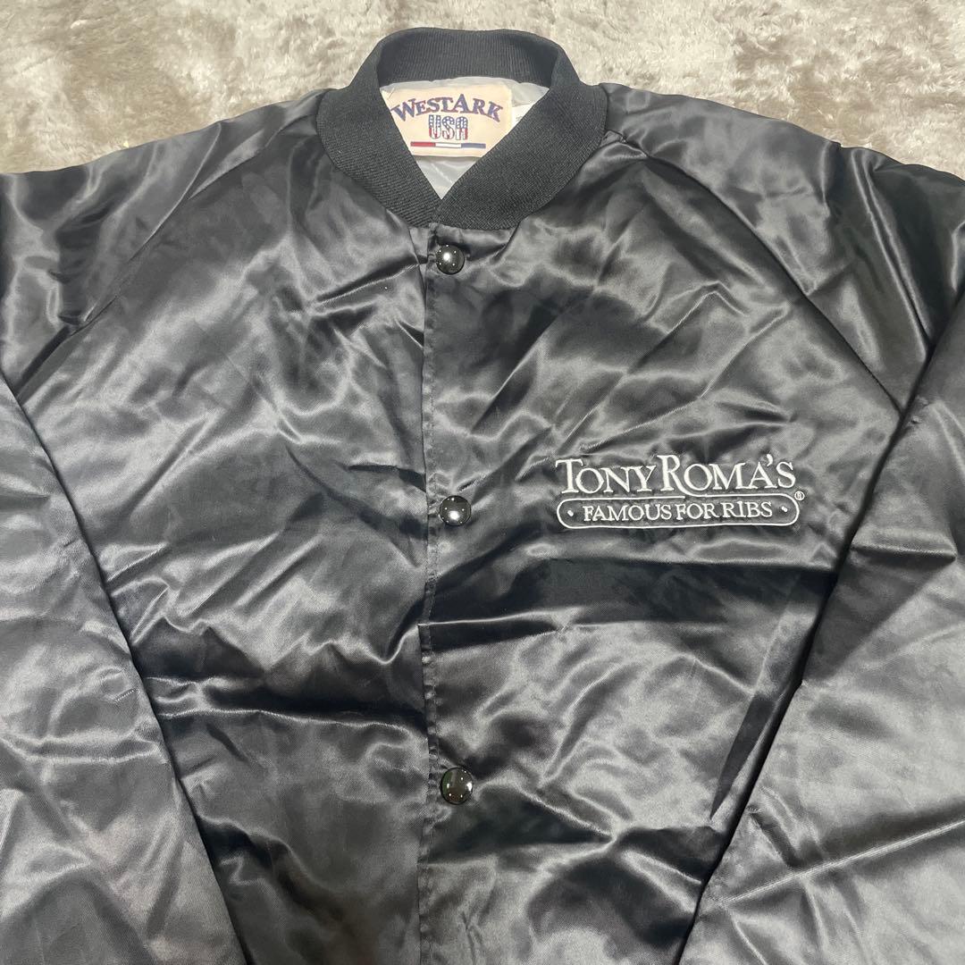 美品✨USA製WestArk ブラック サテン スタジャン サイズ L - メルカリ