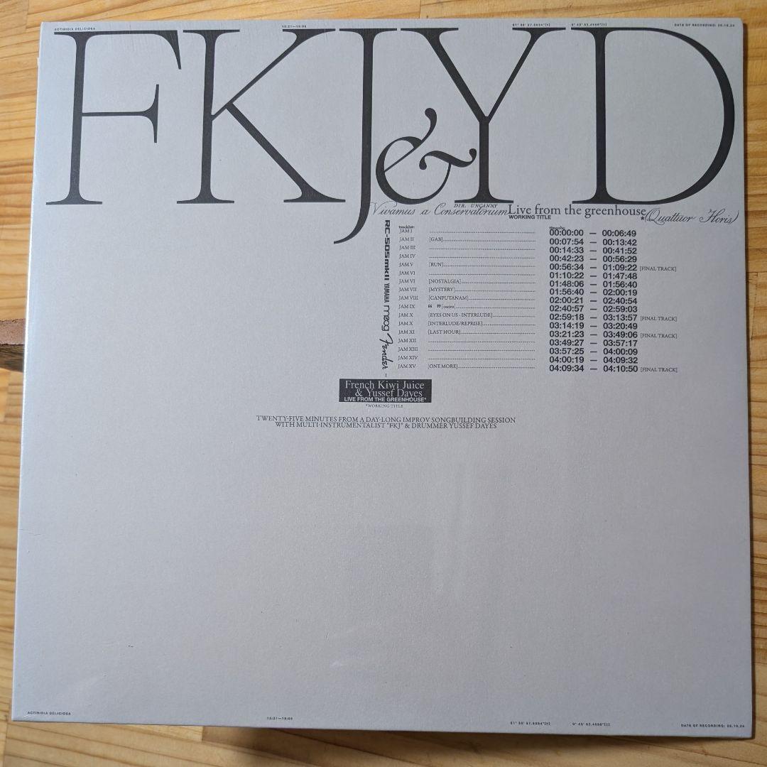 FKJ × Yussef Dayes – Live レコード LP - メルカリ