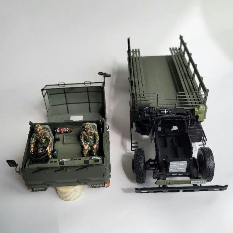 陸上自衛隊31/2tトラック（SKW-476）1/35 - メルカリ