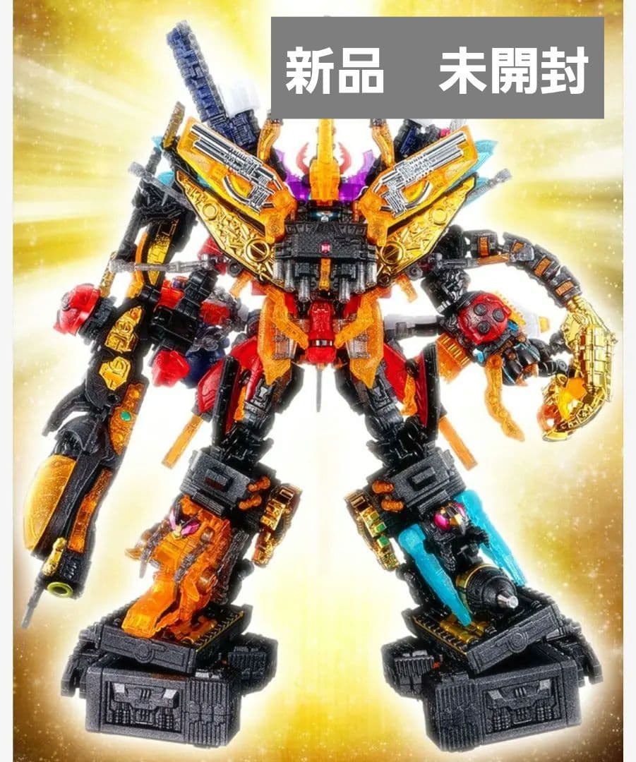 p*n様 【プレバン限定】 ゴッドオージャー ゴッドクリアメッキver. 最終回記念！ 特別仕様の「ミニプラ ゴッドキングオージャー」が