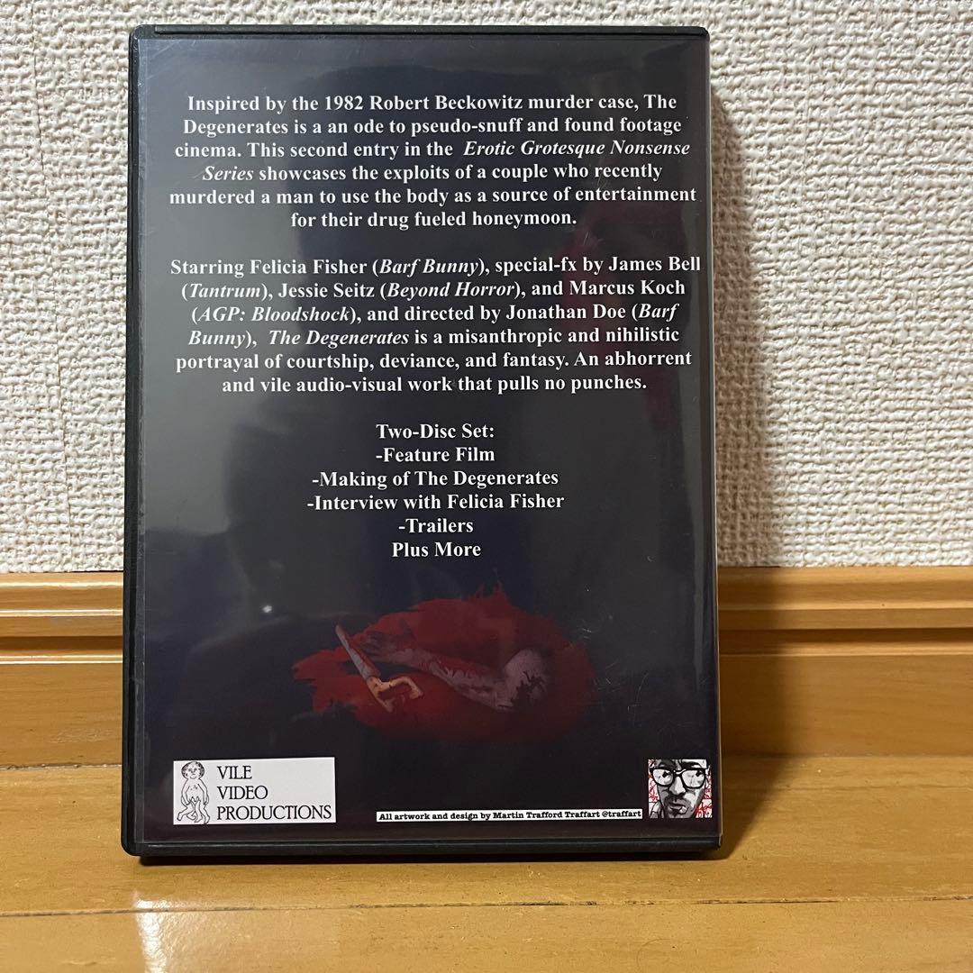 THE DEGENERATES DVD 2枚輸入盤ホラーDVD