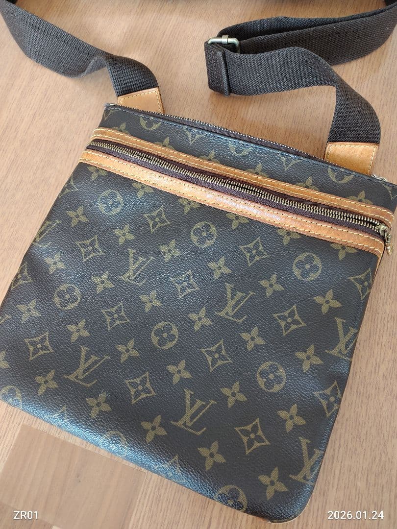 ルイヴィトン　ポシェットボスフォール　モノグラム　ショルダーバック 楽天市場】【美品】 ルイヴィトン ショルダーバッグ ポシェット ボス