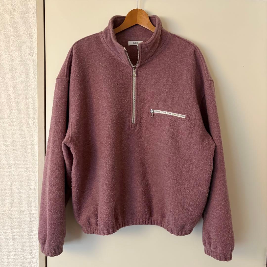 RIER リア ハーフジップ ウールフリースジャケット - メルカリ
