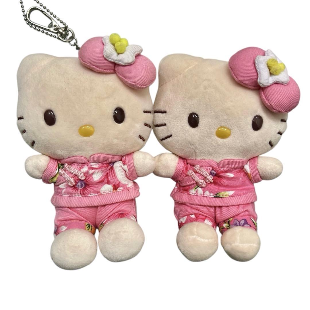 激レア ハローキティ ぬいぐるみ・キーホルダー 台湾限定 2体セット