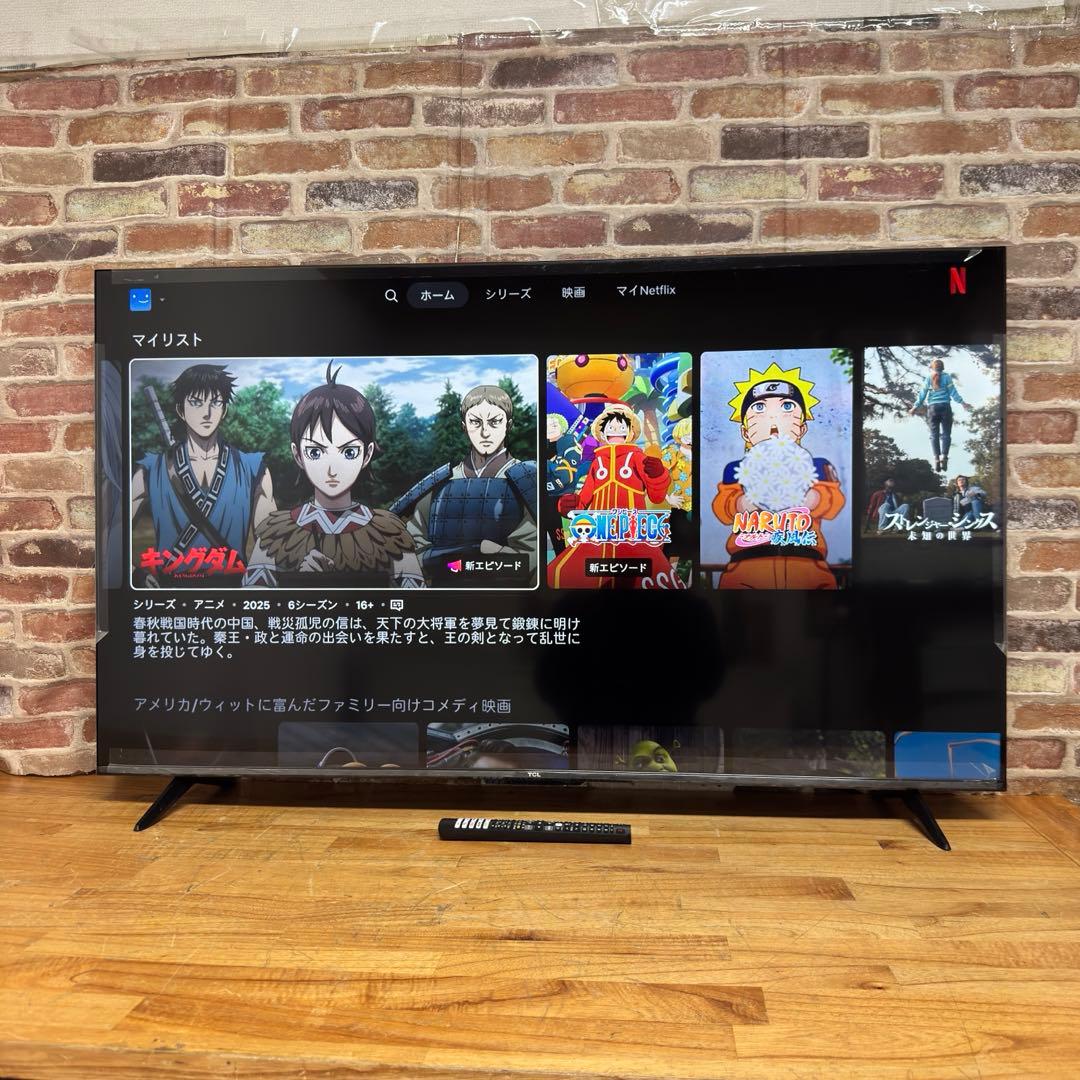 TCL 50V型 4K 液晶テレビ Google TV 50V6B 2024年製 - メルカリ