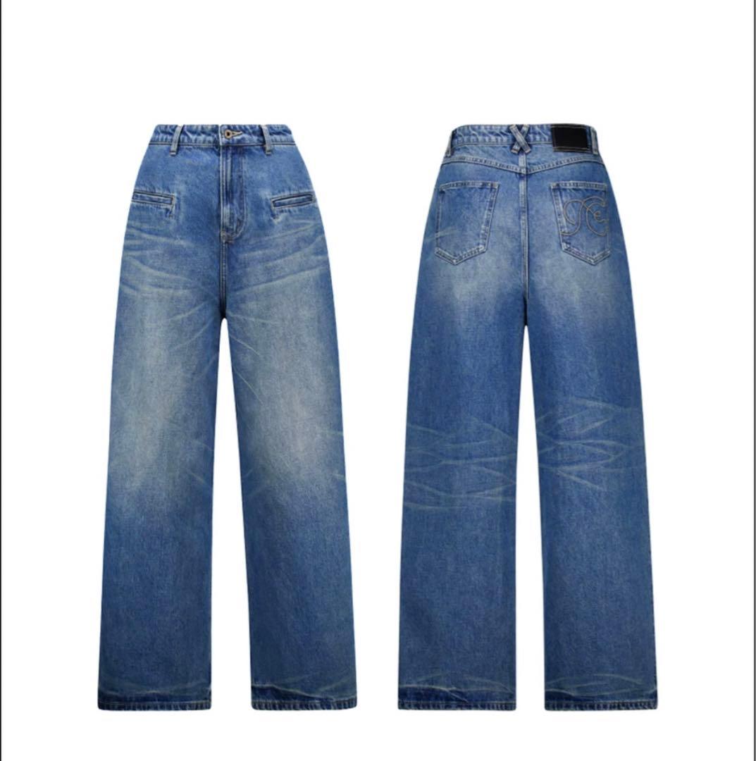 Fax Copy Express ワイドデニムパンツ - メルカリ