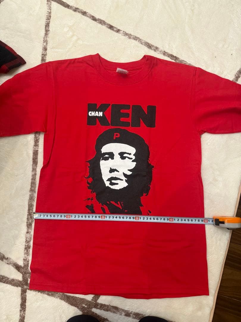 Ken yokoyama ゲバラ Tシャツ 赤 Mサイズ - メルカリ