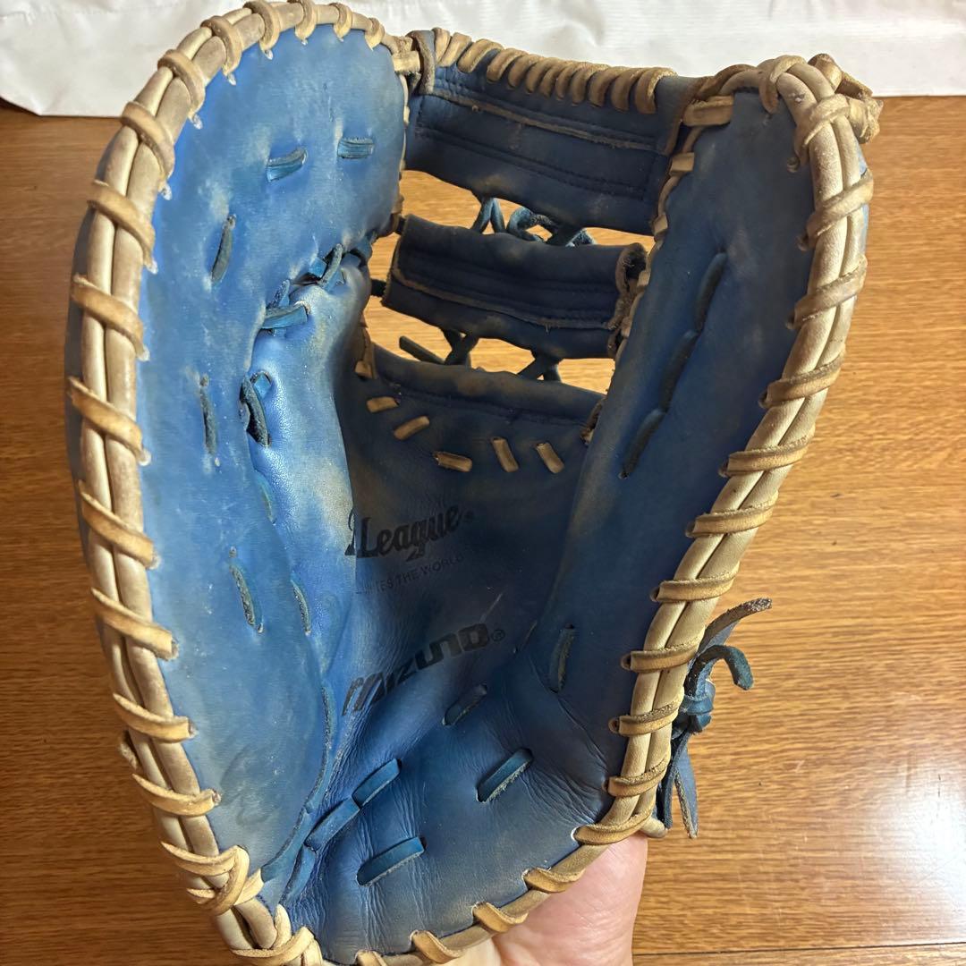 ミズノ ビューリーグ 一般軟式 ファーストミット 左投げ 日本製 良品