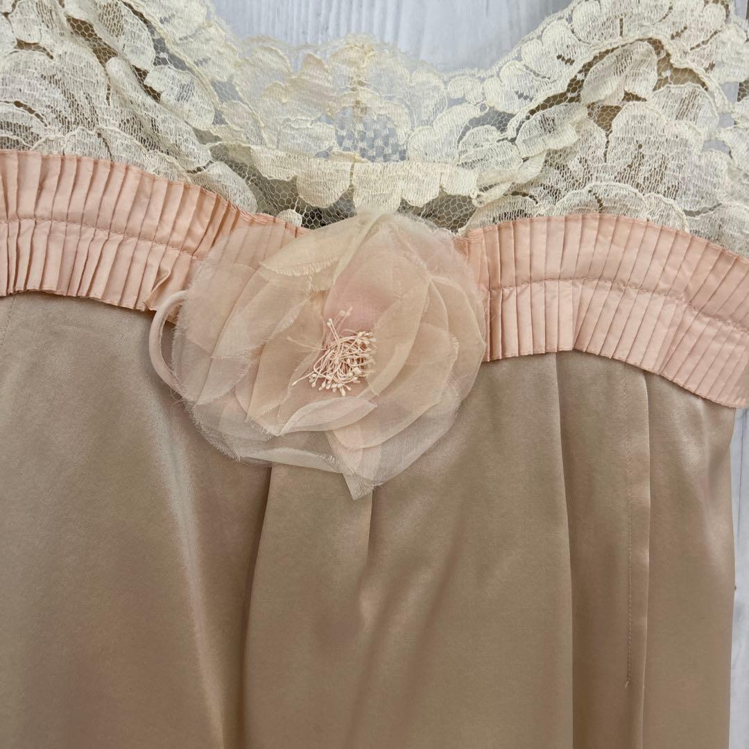 新品未使用 ドルチェアンドガッパーナ レースキャミソール ベージュ