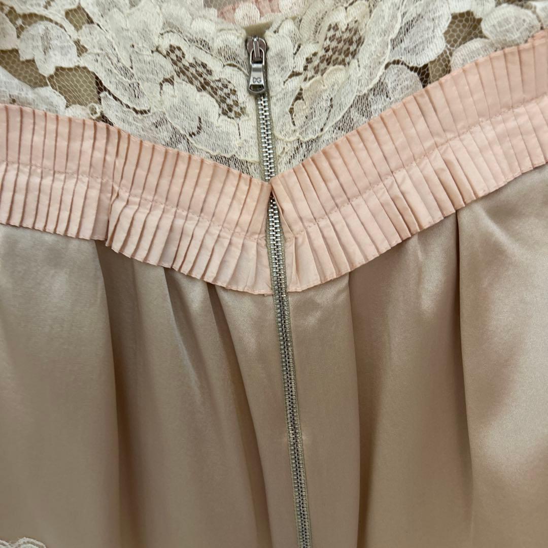 新品未使用 ドルチェアンドガッパーナ レースキャミソール ベージュ