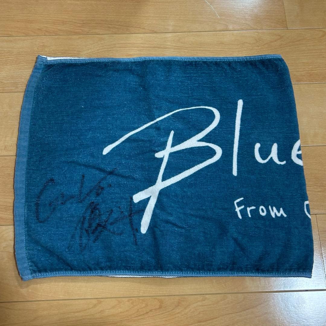 サイン入りBlueMashタオル - メルカリ