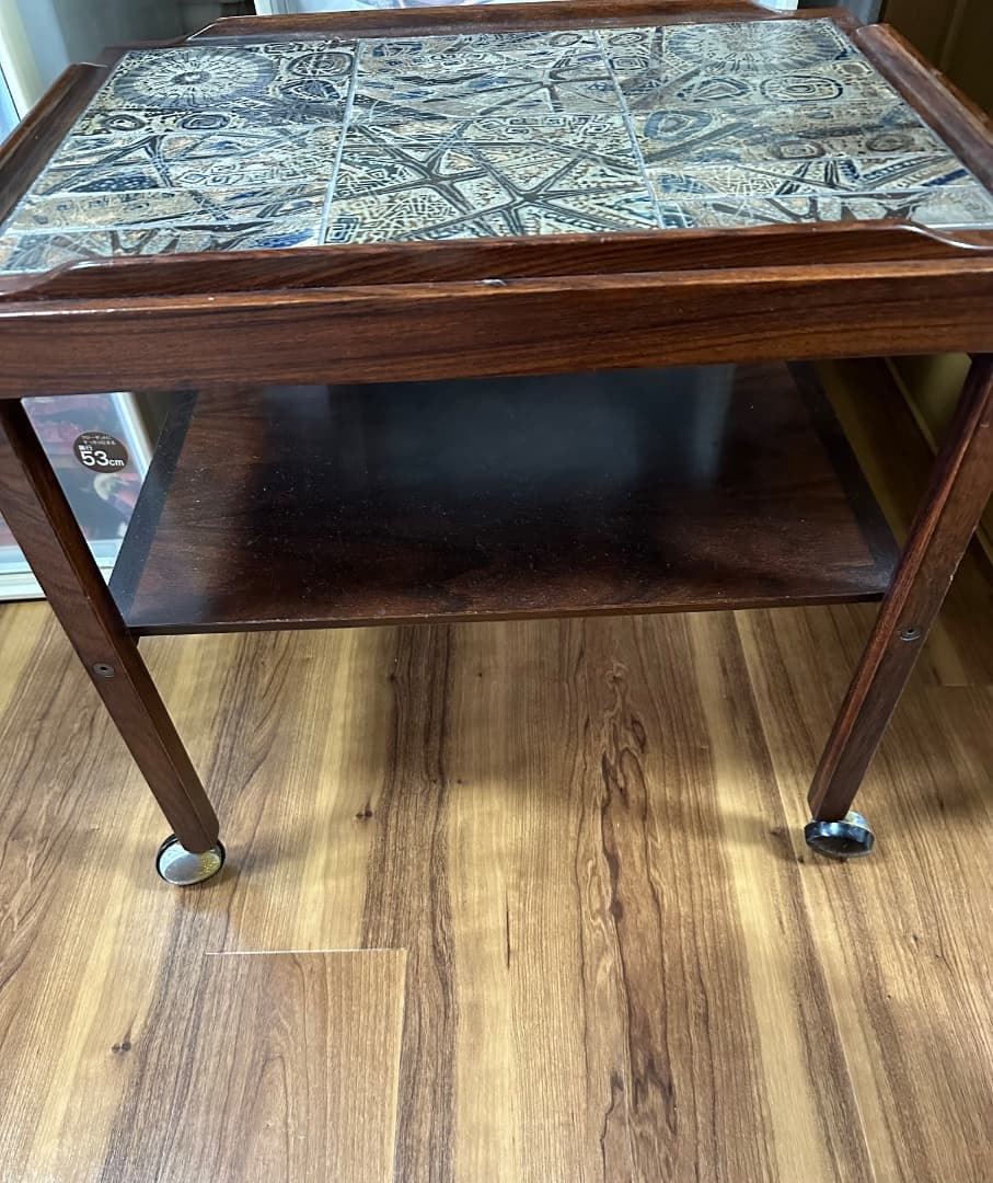 ロイヤルコペンハーゲン✖️ハスレヴ アンモナイトサイドテーブル北欧