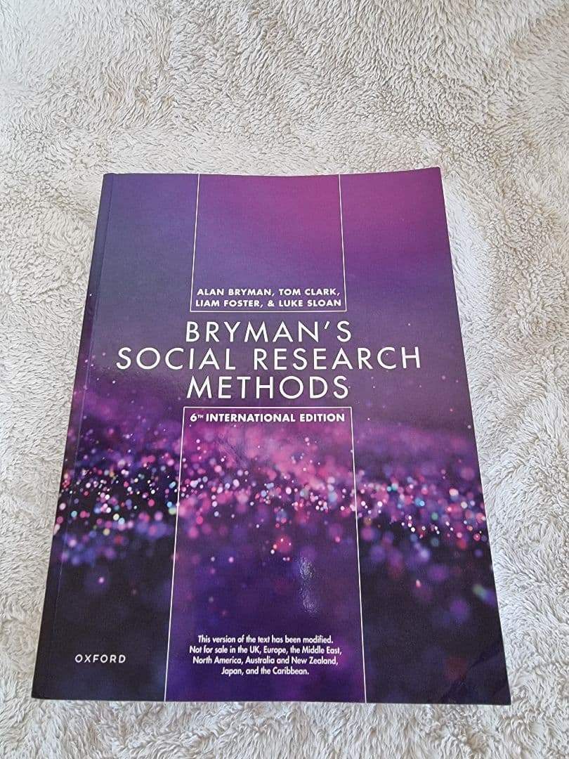 洋書 SOCIAL RESEARCH METHODS - Alan Bryman Social Research Methods : Bryman, Alan: Amazon.ae: Books