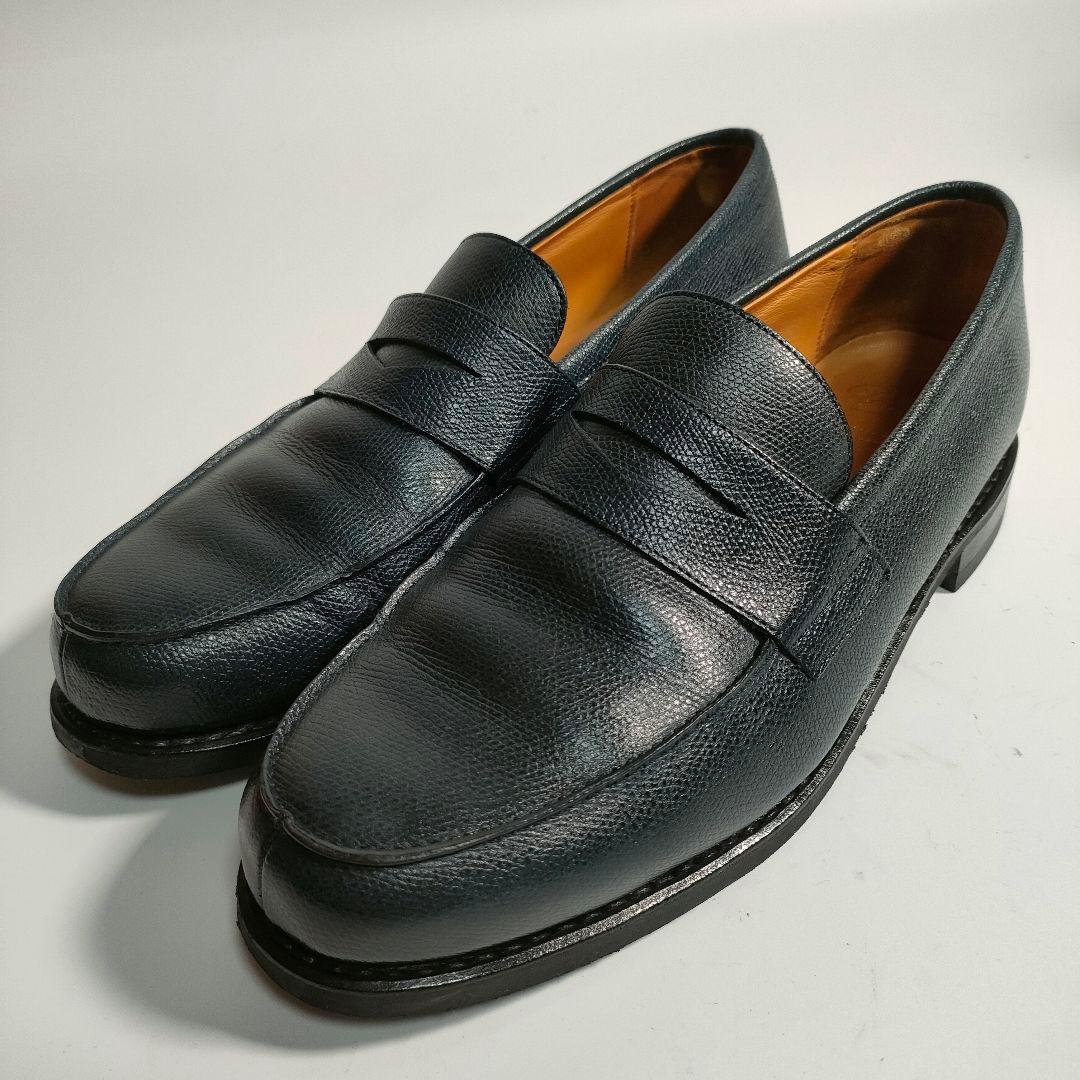 Paraboot アドニス ADONIS シボ革 箱付 ネイビー 8 - メルカリ