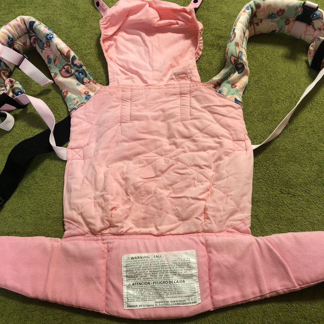 美品 エルゴベビー抱っこ紐 ピンク - メルカリ