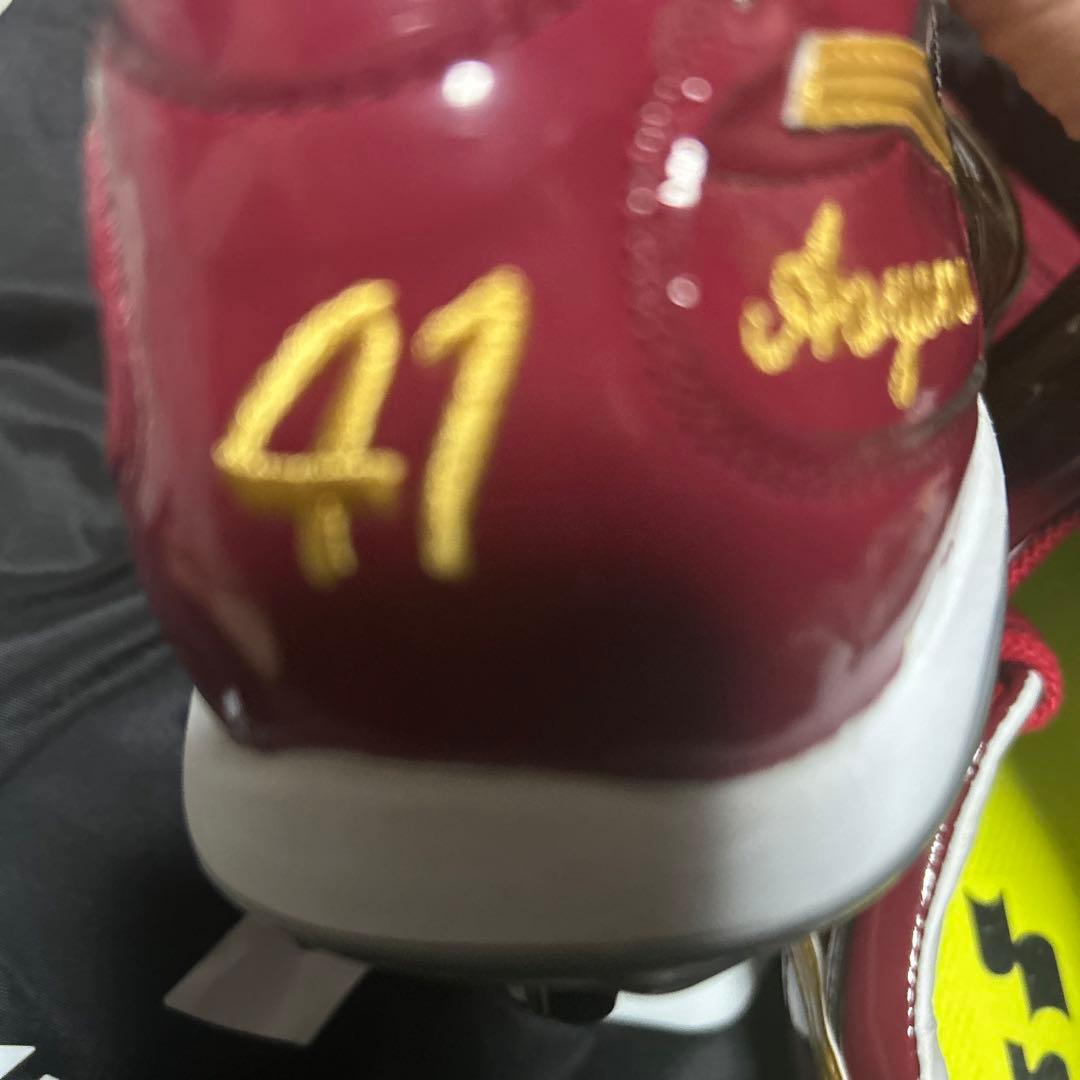 本日限定値下げ 楽天 青山浩二 SSK 赤 スパイク 直筆サイン入り 野球