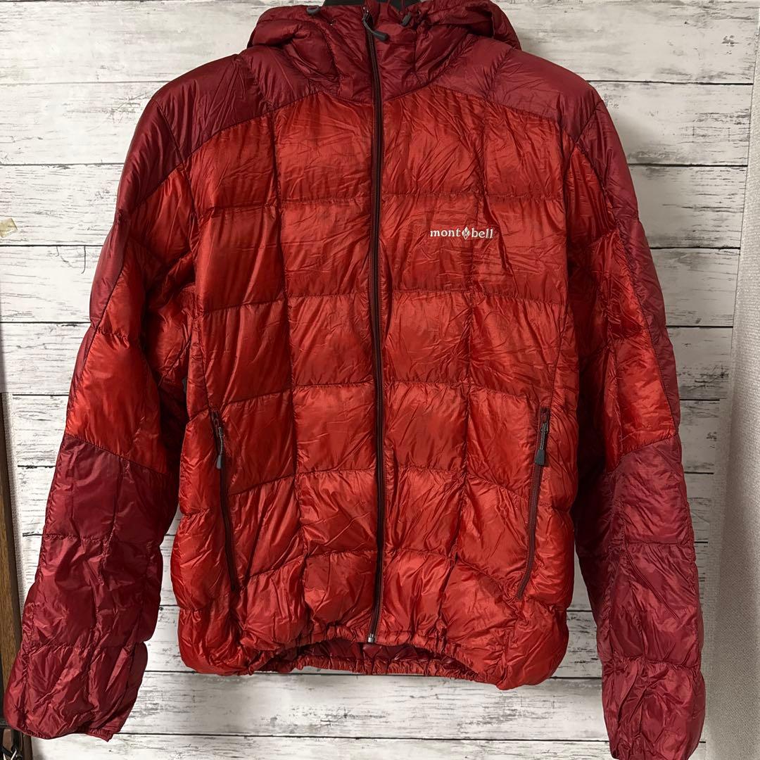 mont-bell モンベル スペリオダウンパーカ レッドXL - メルカリ