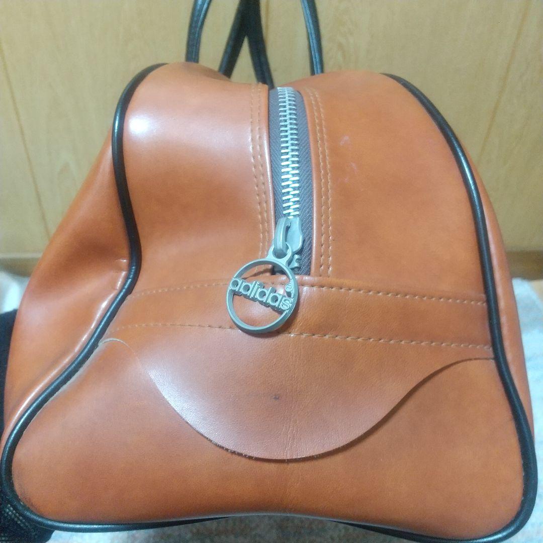 希少！ヴィンテージ adidas アディダス ボストンバッグ レザー カバン
