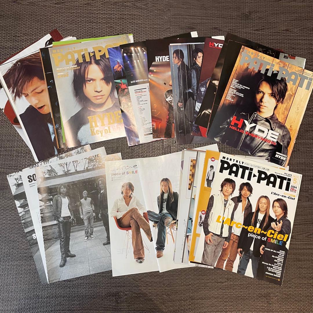 まとめ売り】切り抜きセット ラルク・HYDEソロ・tetsu69等300枚以上
