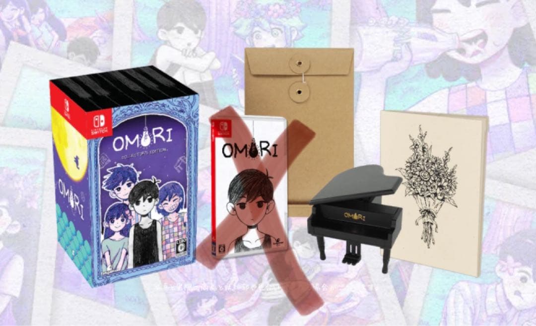 N*L様 omori コレクターズエディション ※ソフト無し OMORI Collector's Edition for Nintendo Switch™ and PlayStation 4