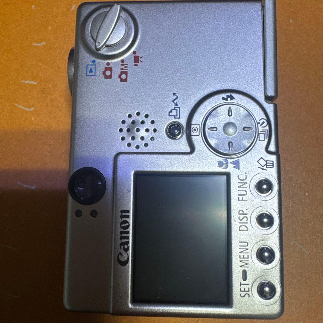 Canon IXY DIGITAL 3.2メガピクセル ブルーのケース付き - デジタル