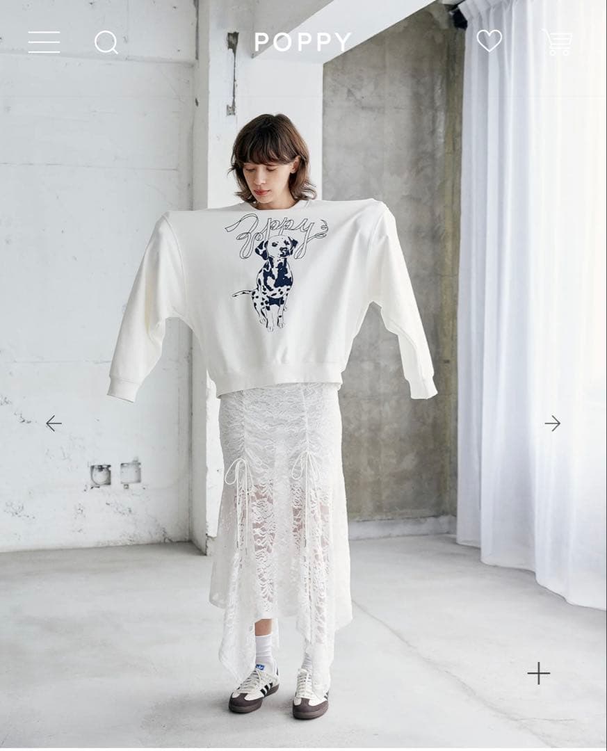 POPPY スウェット DALMATIAN SWEATSHIRT POPPY www.cosaga.com