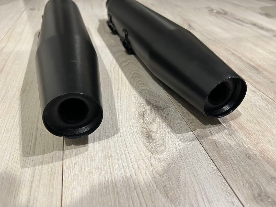 ハーレー スポーツスター アイアン 純正マフラー 車検用 パンチアウト