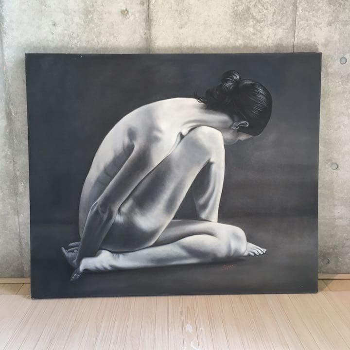 【大きな絵】nude 女性（配送不可）