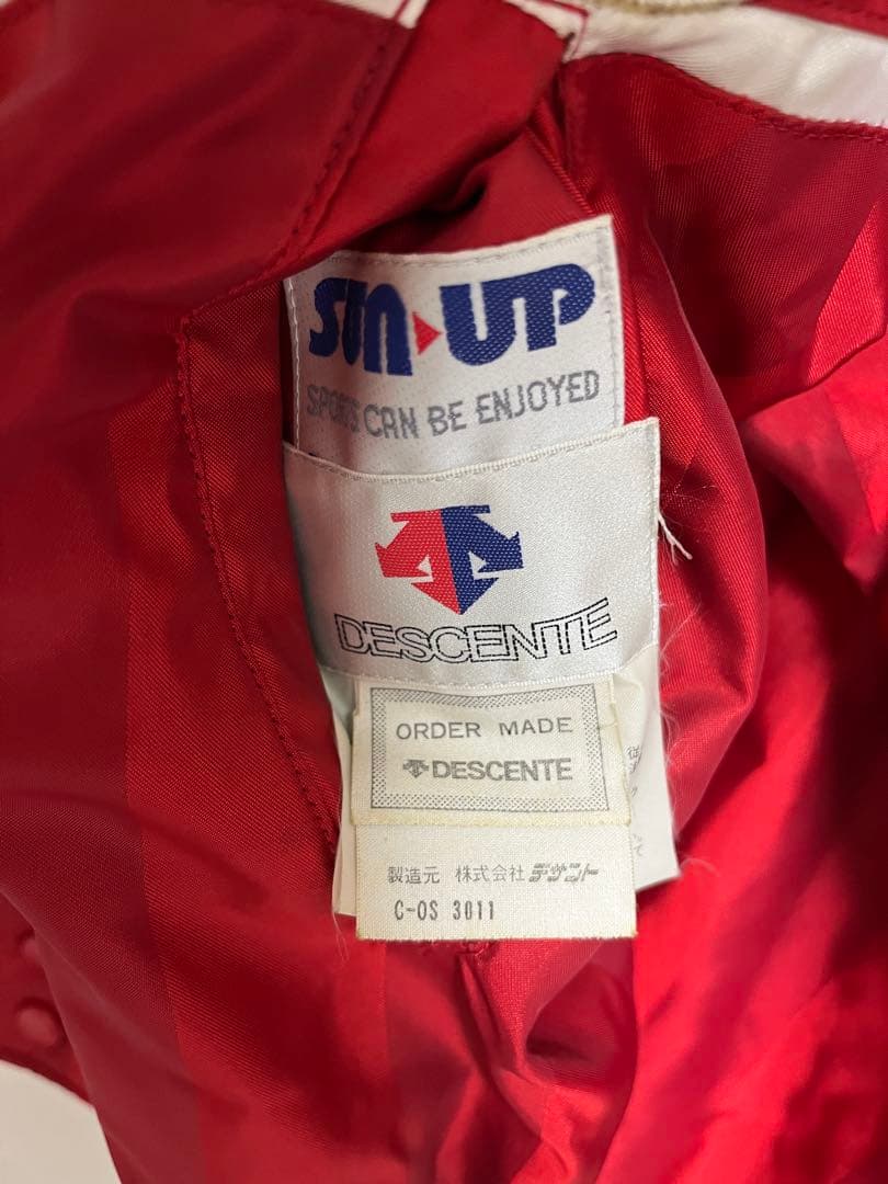 ヤクルトスワローズ公式グランドコート DESCENTE製 正規品 池山隆寛