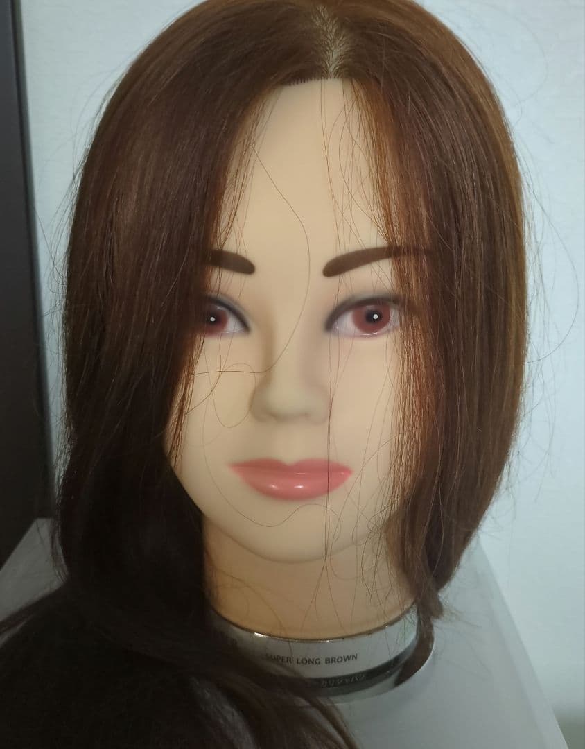 アップウィッグ　人毛　美容師 美容師 アップウィッグ 人毛100％ ライトブラウンヘアー ヘアアレンジ