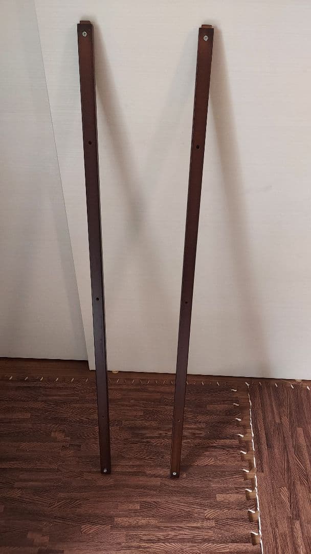 miさん専用】木製ベビーベッド ダークブラウン