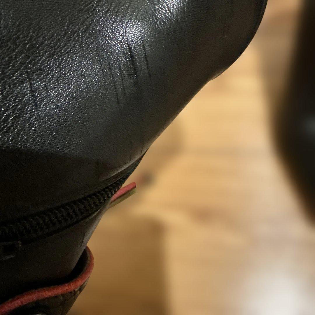 クリスチャンルブタン アンクルブーツ 24.5cm ブラック