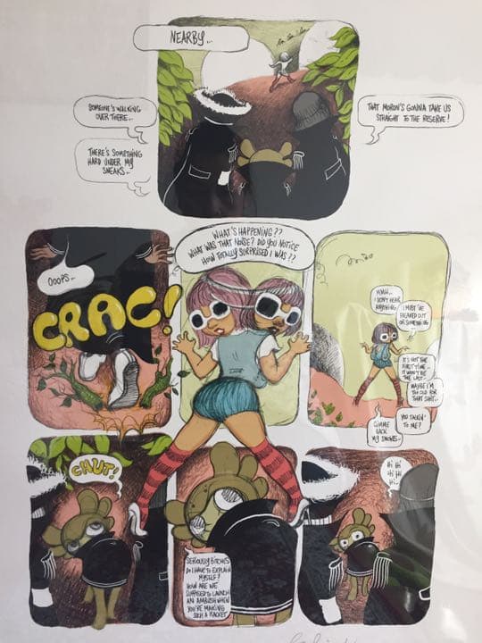 fafi サイン入り carmine volt 原画レプリカ fafi サイン入り carmine volt 原画レプリカ - メルカリ