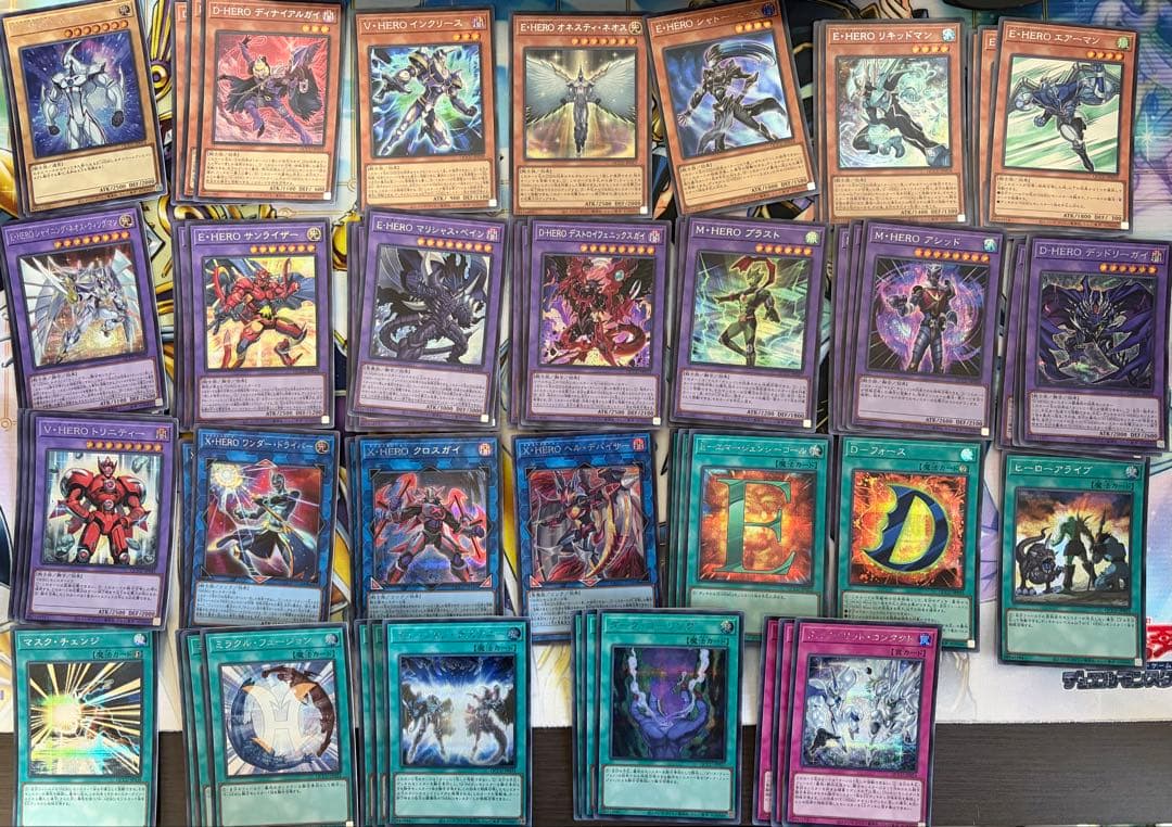 HERO デッキパーツ シークレット シク統一 デッキ パーツ 遊戯王