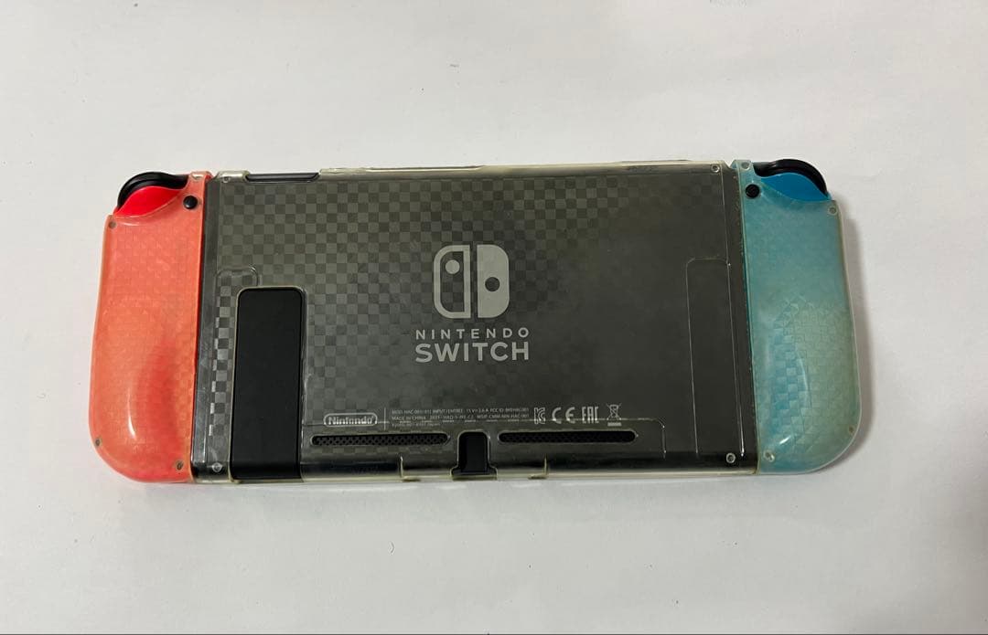 Nintendo Switch 青/赤 本体 ACアダプター付き - メルカリ